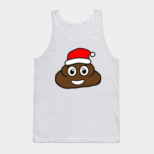 christmas poo emoji Tank Top